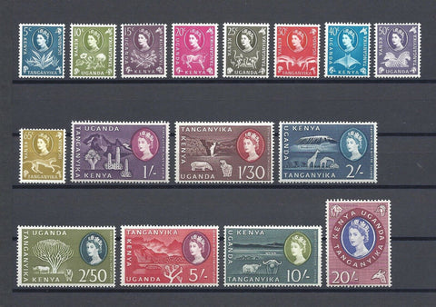 KENYA, UGANDA & TANGANYIKA 1960/62 SG 183/38 MNH Cat £70