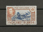 FALKLAND ISLANDS 1938/50 SG 161b SH 91b USED Cat £90