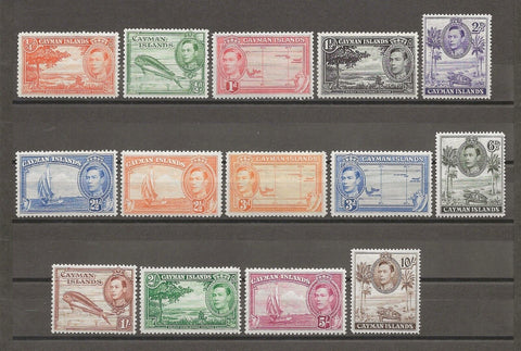 CAYMAN ISLANDS 1938/48 SG 115/26a MINT Cat £100