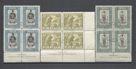 PAPUA 1932 SG 134/6 MNH Cat £76