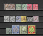 MALTA 1914/21 SG 69/88 + SHADES USED Cat £295