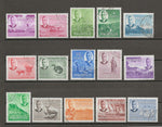 MAURITIUS 1950 SG 276/90 USED Cat £90