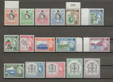 JAMAICA 1956/58 SG 159/74 MNH Cat £100