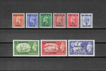 BAHRAIN 1950/55 SG 71/9 MNH £110