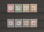 SEYCHELLES 1951 SG D1/D8 USED Cat £48