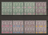 MALAYA/JOHORE 1896/99 SG 39/53 & 41a MINT Cat £1226