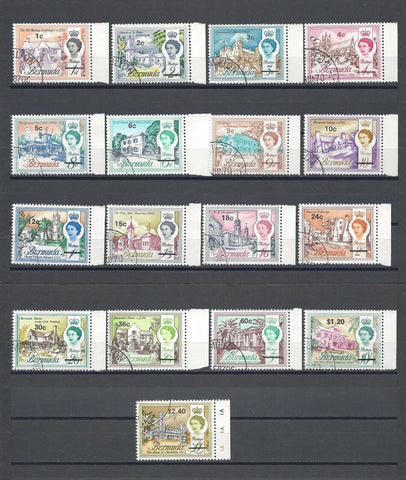 BERMUDA 1970 SG 232/48 USED Cat £50