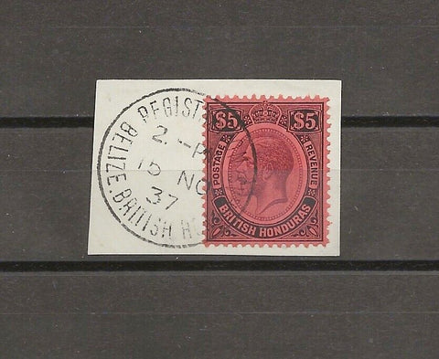 BRITISH HONDURAS 1922/33 SG 125  USED Cat £300