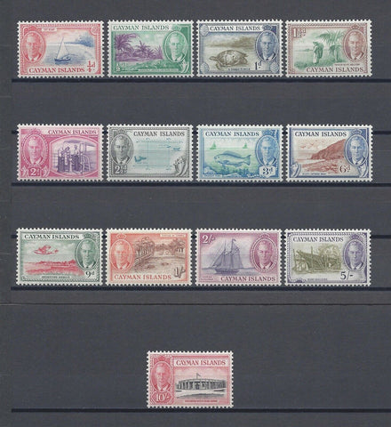 CAYMAN ISLANDS 1950 SG 135/47 MNH Cat £85