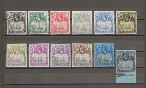 ASCENSION 1924 SG 10/20 MINT Cat £350