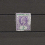 CAYMAN ISLANDS 1907 SG 15 MINT Cat £60