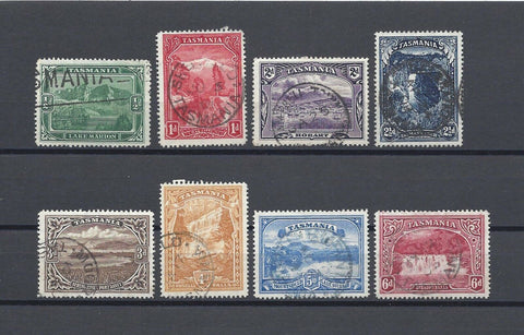 TASMANIA 1899/1900 SG 229/36 USED Cat £70