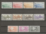 NEW HEBRIDES/FRENCH 1957 SG F96/106 USED Cat £70