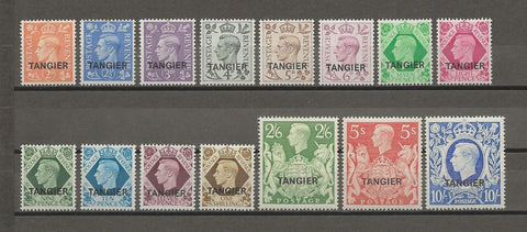 MOROCCO AGENCIES/TANGIER 1949 SG 261/75 MNH Cat £120