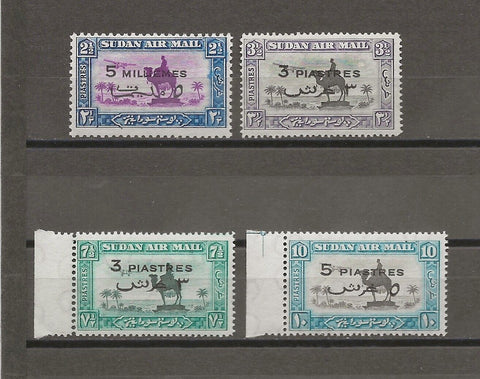 SUDAN 1938 SG 74/77 MNH Cat £55