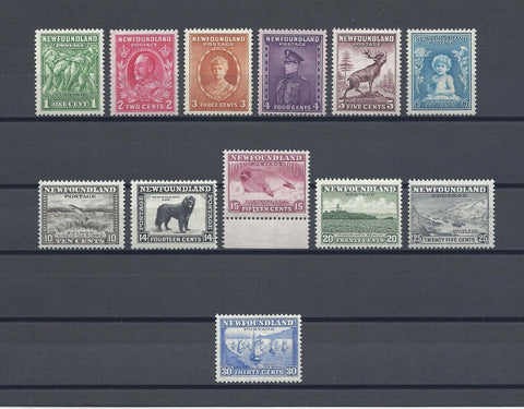 CANADA/NEWFOUNDLAND 1932 SG 209/20 MNH Cat £85