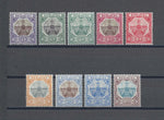 BERMUDA 1906/10 SG 34/42 MINT Cat £180