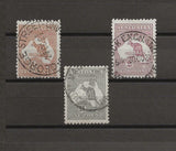 AUSTRALIA 1923/24 SG 73/5 USED Cat £383.75