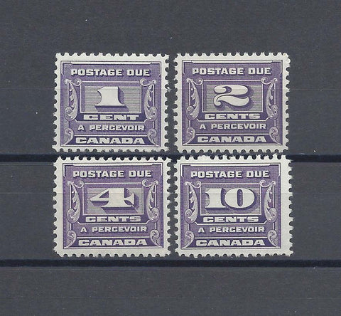 CANADA 1933/34 SG D14/17 MINT Cat £60