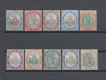 ST KITTS & NEVIS 1903 SG 1/10 MINT Cat £150