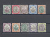 ST KITTS & NEVIS 1903 SG 1/10 MINT Cat £150