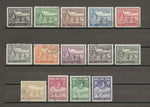 TURKS & CAICOS ISLANDS 1938/45 SG 194/205 USED Cat £65