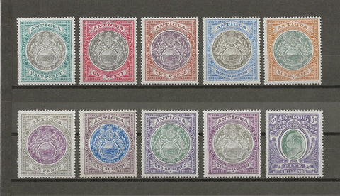 ANTIGUA 1903/07 SG 31/40 MINT Cat £325