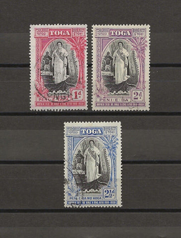 TONGA 1938 SG 71/3 USED Cat £26