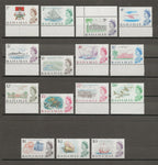 BAHAMAS 1967/71 SG 295a/309a  MNH Cat £500. CERT