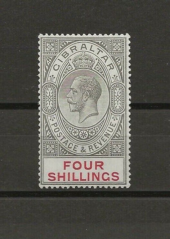 GIBRALTAR 1912/27 SG 100 MINT Cat £70