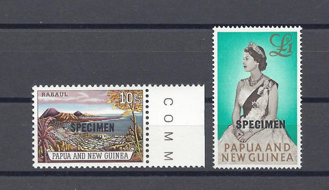 PAPUA NEW GUINEA 1963 SG 44s/55s MNH Cat £90