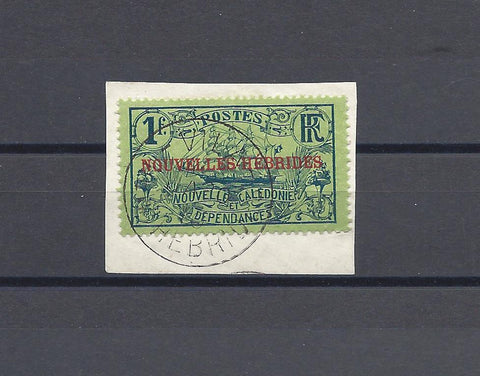 NEW HEBRIDES 1910 SG F5 USED Cat £20