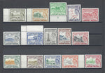 ST CHRISTOPHER NEVIS/ANGUILLA 1953/64 SG 106a/18 MNH Cat £95