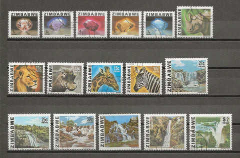 ZIMBABWE 1980/3 SG 576/90 USED Cat £10