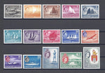 SINGAPORE 1955/59 SG 38/52 MNH Cat £130