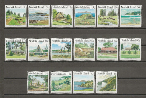 NORFOLK ISLAND 1987/88 SG 405/20 MNH Cat £15