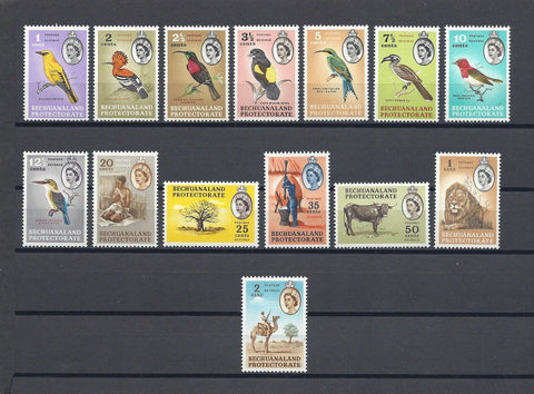 BECHUANALAND 1961 SG 168/81 MNH Cat £85