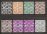 MALAYA/PAHANG 1950/6 SG 53/73 & Shades MNH Blocks  Cat £620