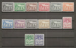 TURKS & CAICOS ISLANDS 1938/45 SG 194/205 MINT Cat £130