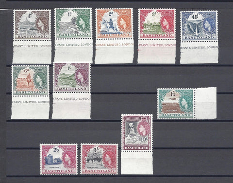 BASUTOLAND 1961/63 SG 69/79 MNH Cat £100