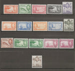 CAYMAN ISLANDS 1938/48 SG 115/26 MNH Cat £238