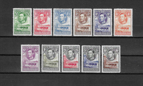 BECHUANALAND 1938/52 SG 118/128 MINT £110