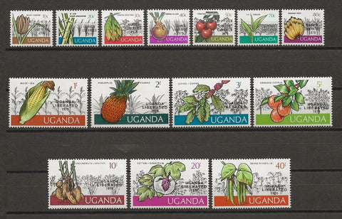 UGANDA 1979 SG 249/62 MNH Cat £5.25