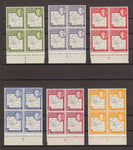 FALKLAND ISLANDS/FALKLAND ISLANDS DEPENDENCIES 1946 SG G9/16 MNH Block Cat £516