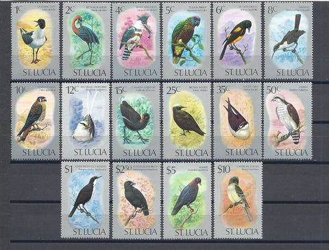 ST LUCIA 1976/79 SG 415/30a MNH Cat £38