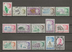 CAYMAN ISLANDS 1962/64 SG 165/79 USED Cat £75