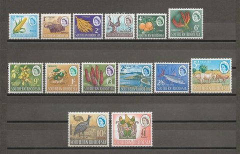 SOUTHERN RHODESIA 1964 SG 92/105 MNH Cat £38