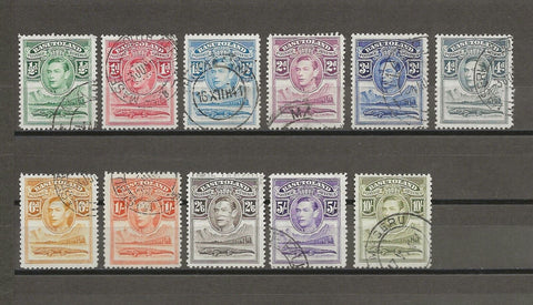 BASUTOLAND 1938 SG 18/28 USED Cat £48