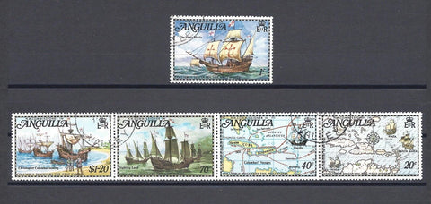 ANGUILLA 1973 SG 159/63 USED Cat £6