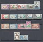 BRITISH SOLOMON ISLANDS 1956/63 SG 82/96 MNH Cat £120